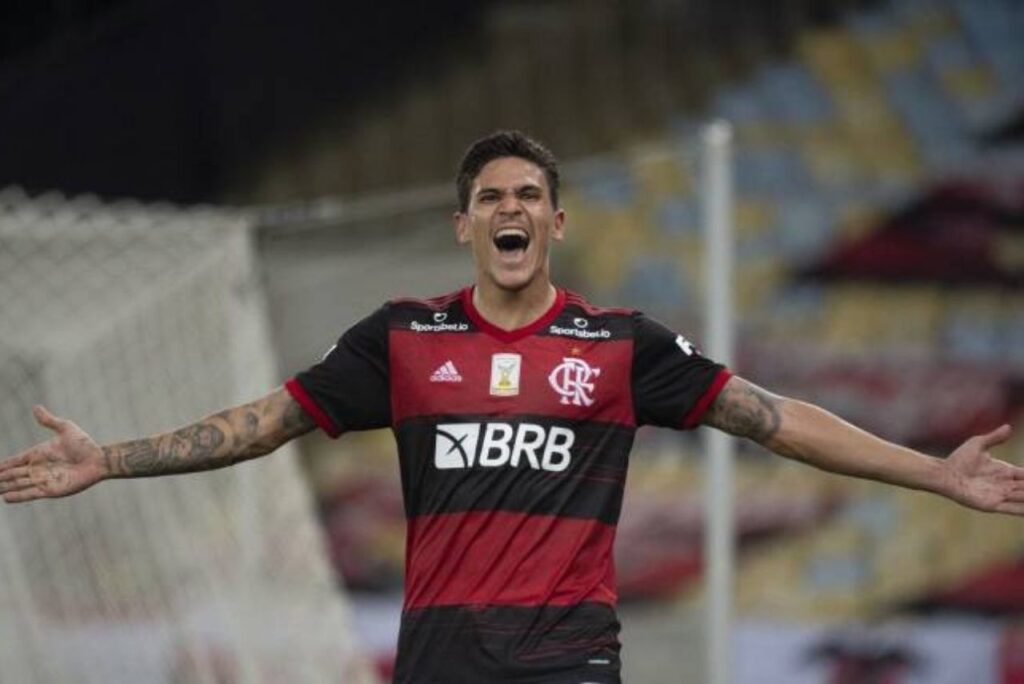 Centroavante Pedro, do Flamengo
