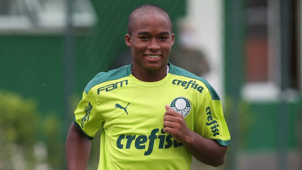 Endrick, atacante do Palmeiras