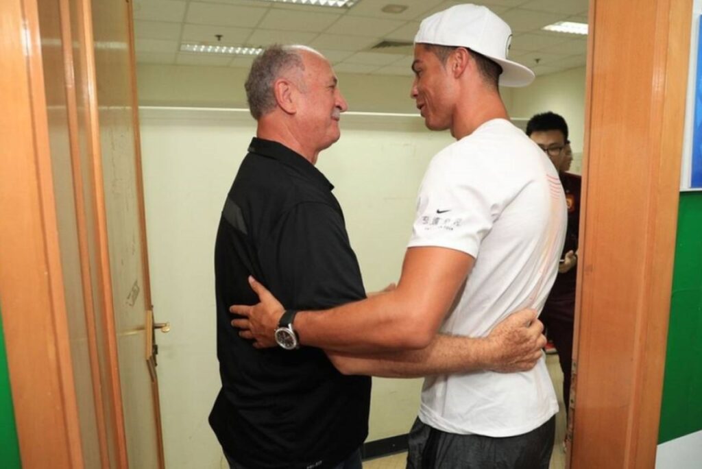 Cristiano Ronaldo e Felipão