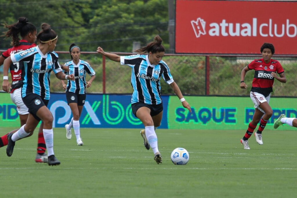 Grêmio vence Flamengo futebol feminino