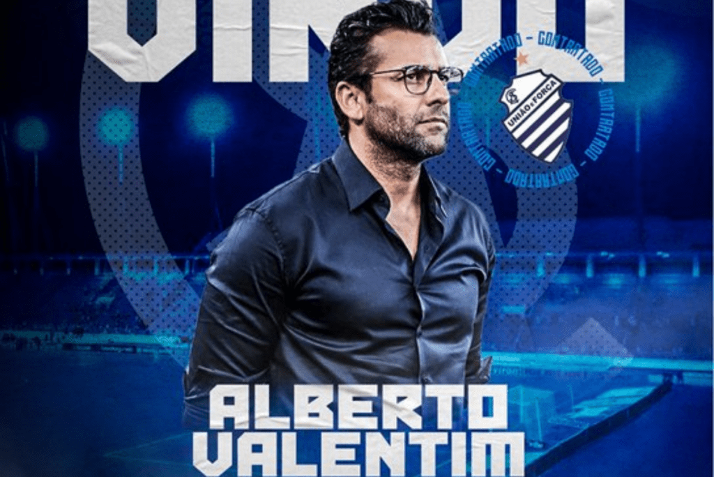 Anúncio da contratação de Alberto Valentim no CSA