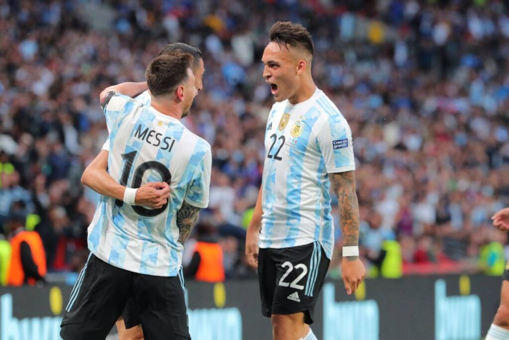 Argentina vence Itália e é campeã da Finalíssima