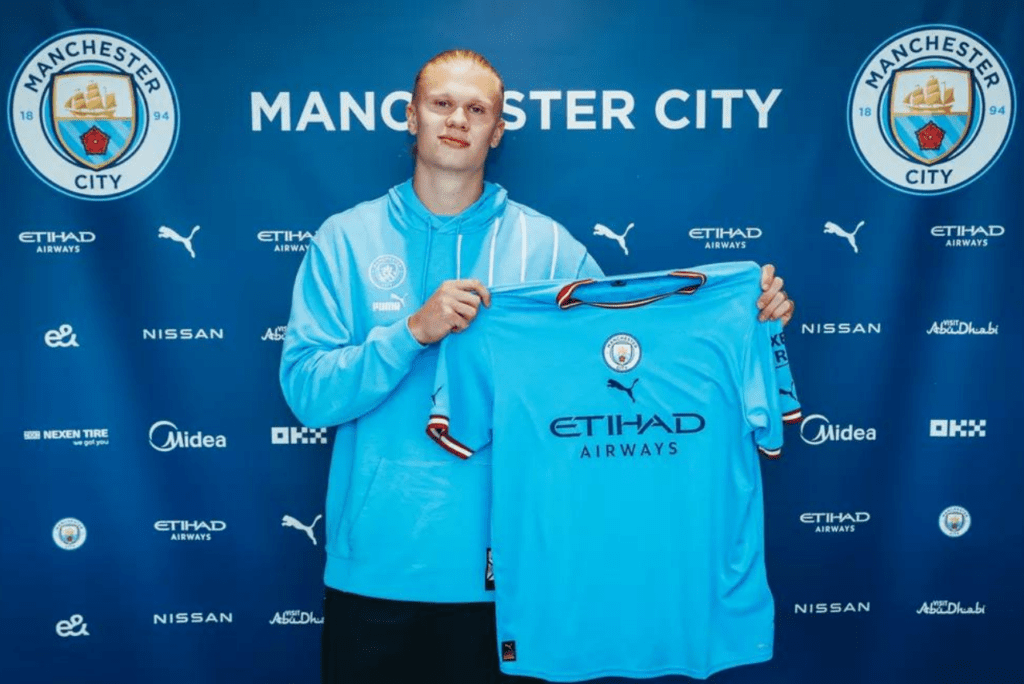 Manchester City anuncia a contratação de Haaland