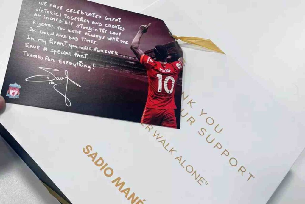 Carta de Sadio Mané para jogadores e funcionários do Liverpool viraliza