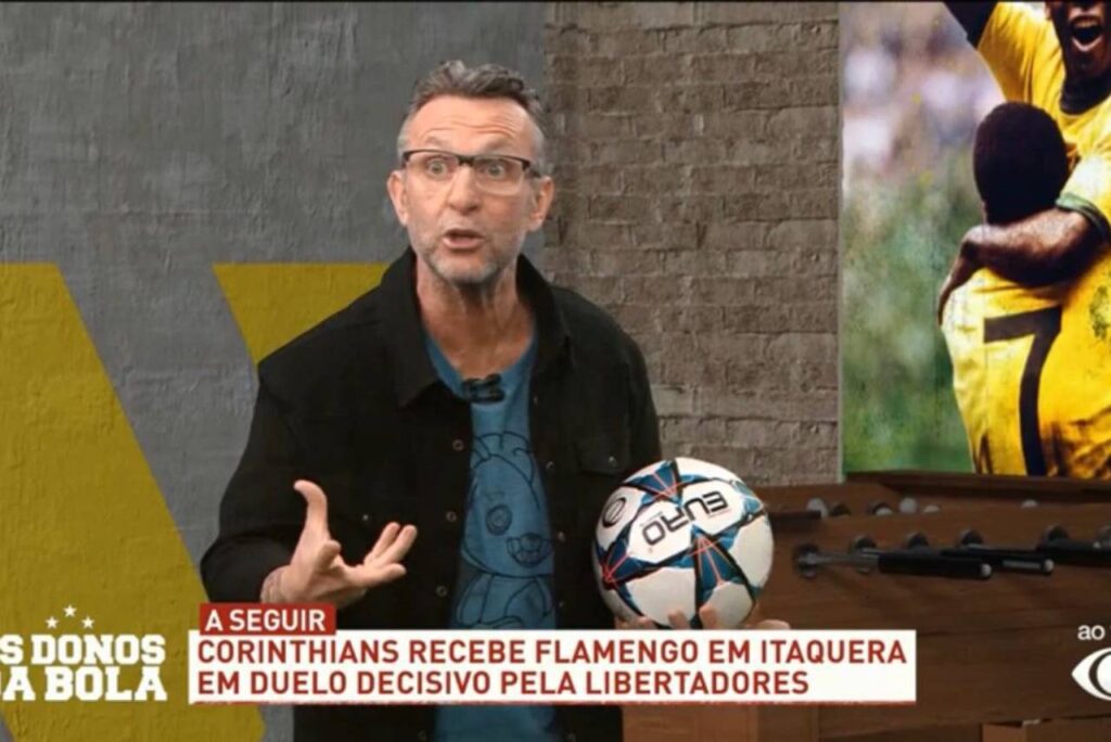 Neto diz que Corinthians x Flamengo, pela Libertadores, é o jogo do ano