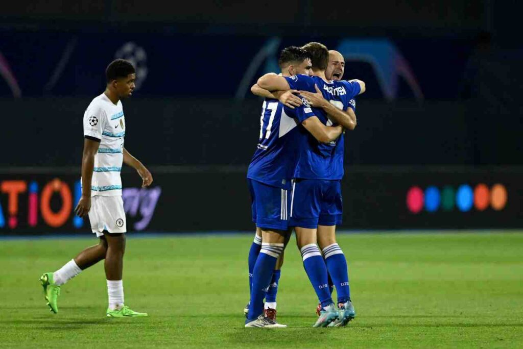 Champions League: Chelsea joga mal e é derrotado pelo Dínamo Zagreb