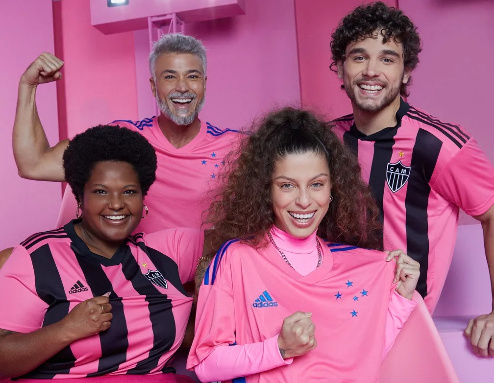 Atlético-MG e Cruzeiro - Outubro rosa