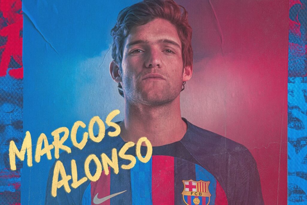 Marcos Alonso, novo lateral do Barcelona