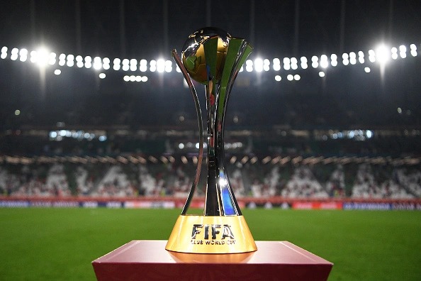Taça do Mundial de Clubes da Fifa, com Flamengo e Real Madrid