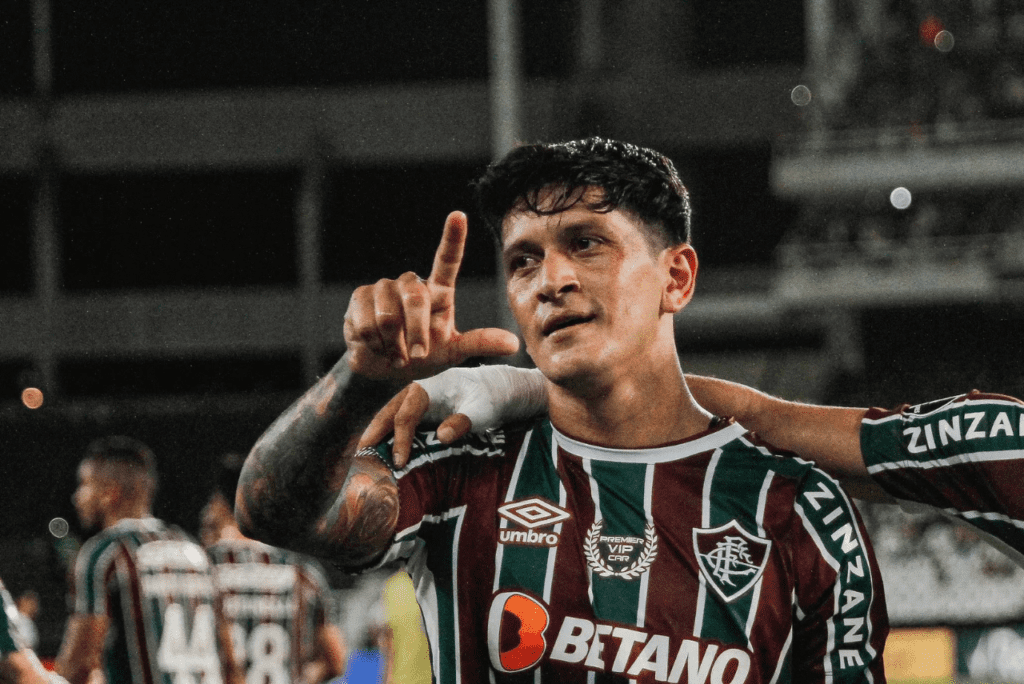 Atacante Germán Cano, do Fluminense
