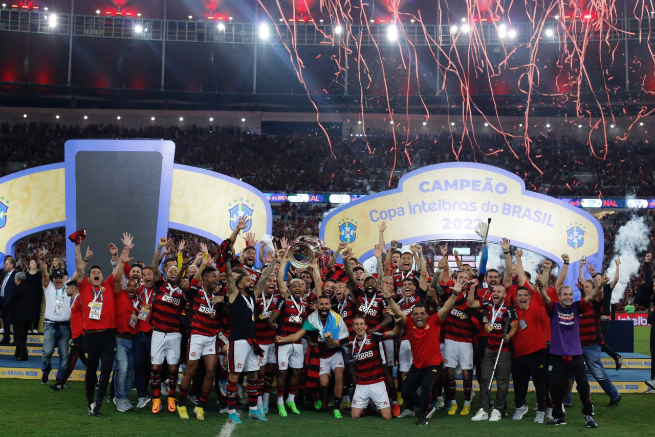 Time do Flamengo campeão da Copa do Brasil