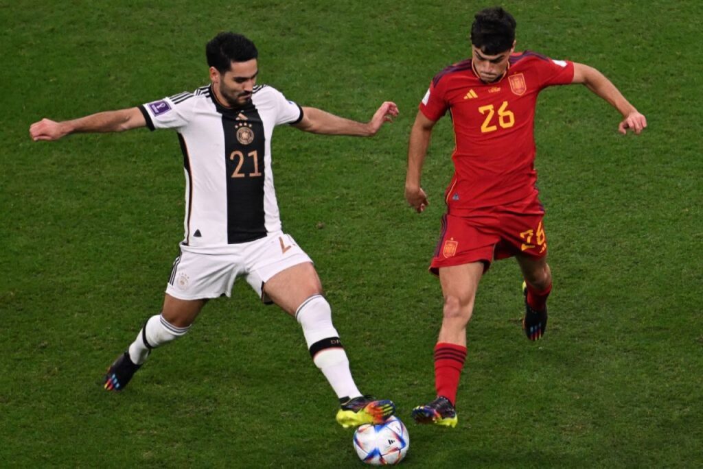 Em jogo eletrizante, Espanha e Alemanha empatam na Copa do Mundo