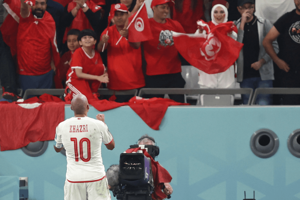 Kazhri, da Tunísia, na Copa do Mundo