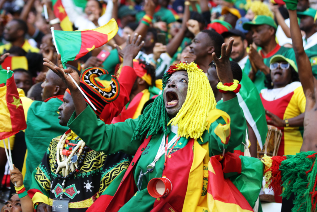 Torcida de Camarões na Copa do Mundo