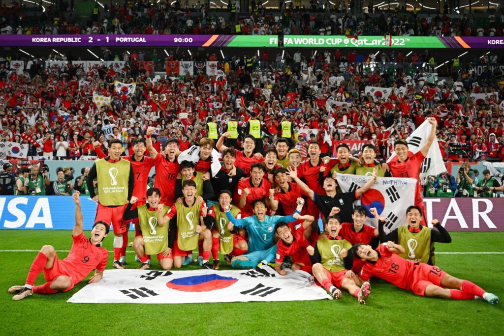 Asia: Seleção da Coreia do Sul na Copa do Mundo
