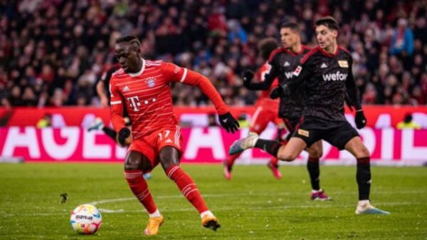 Bayern de Munique atropela Union Berlin com volta de Mané
