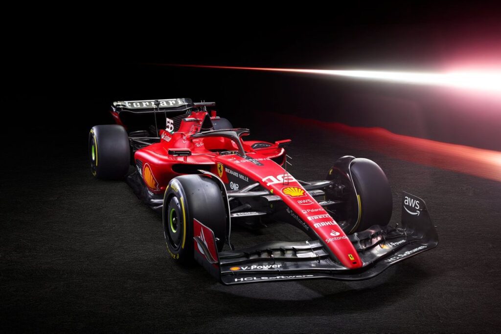 Carros da Fórmula 1 2023 - Carro da Ferrari