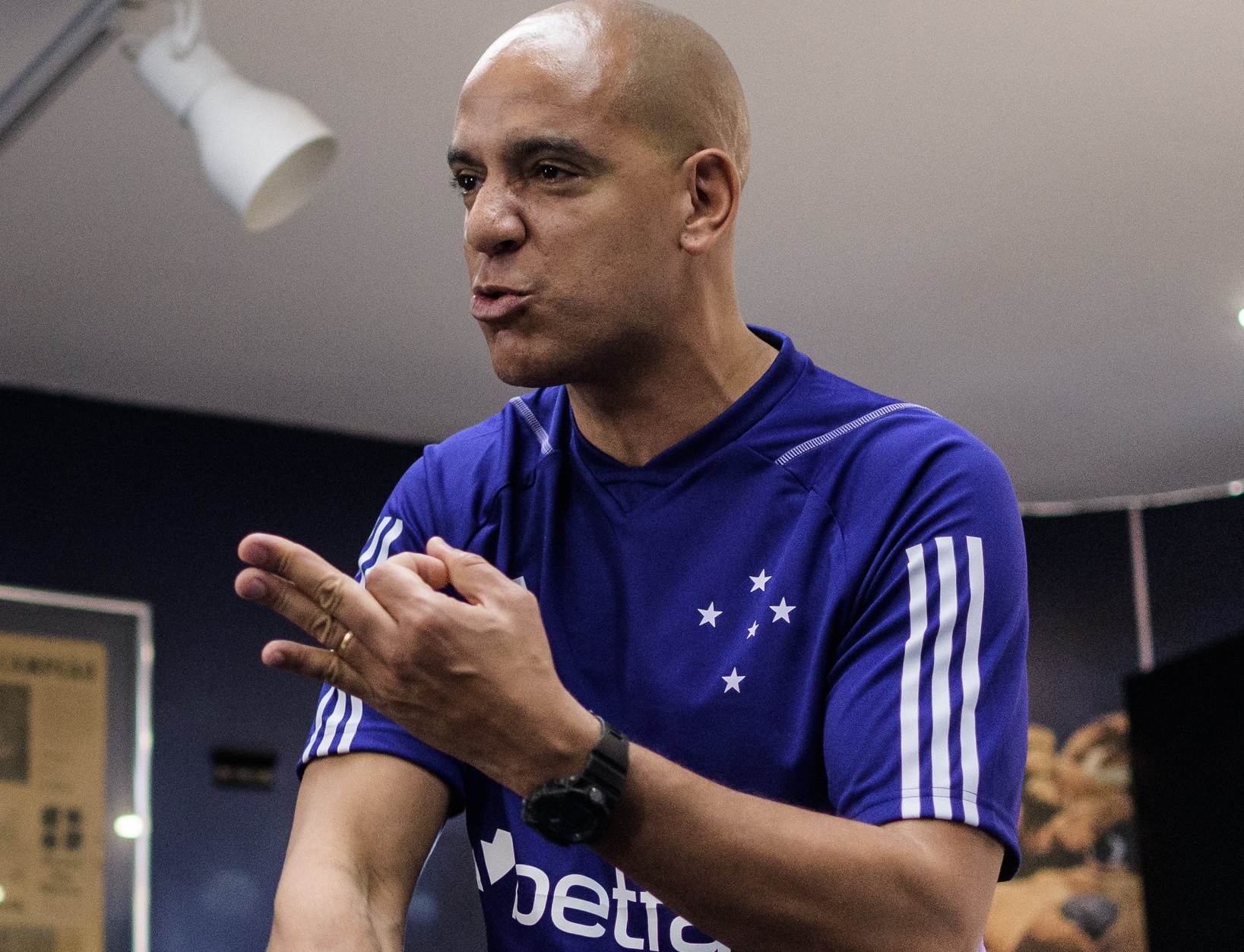 Treinador Pepa, no Cruzeiro