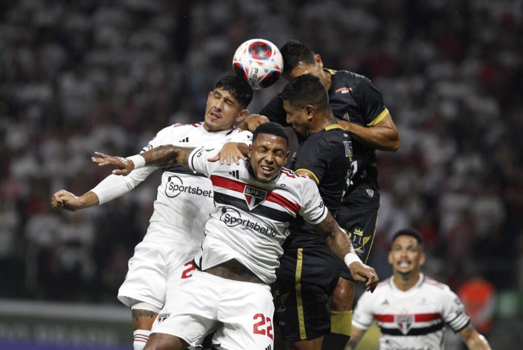 São Paulo atrasa o direito de imagens dos jogadores. Foto: Rubens Chiri/São Paulo