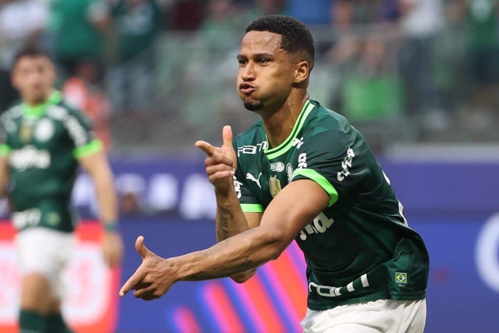 Palmeiras vai à 4ª final seguida do Paulistão após vencer o Ituano no Allianz Parque - Murilo, do Palmeiras, comemora o gol marcado que deu a vitória ao Verdão