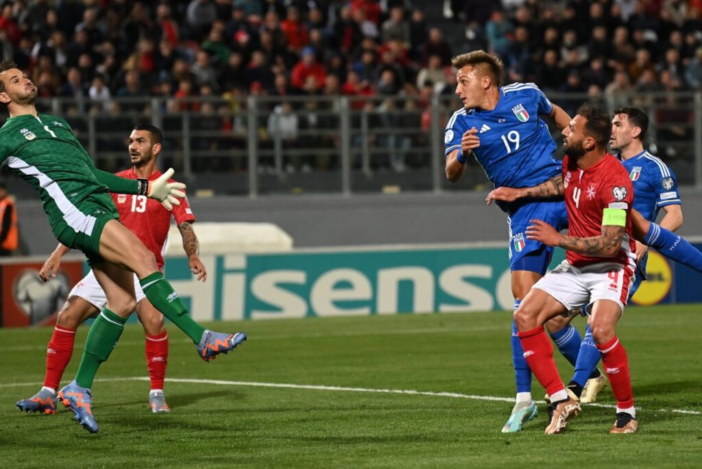 Itália vence Malta: Mateo Retegui marca gol da Seleção Italiana contra Malta