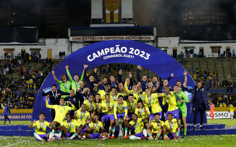 Seleção Brasileira foi campeã no Sul-Americano sub-17.