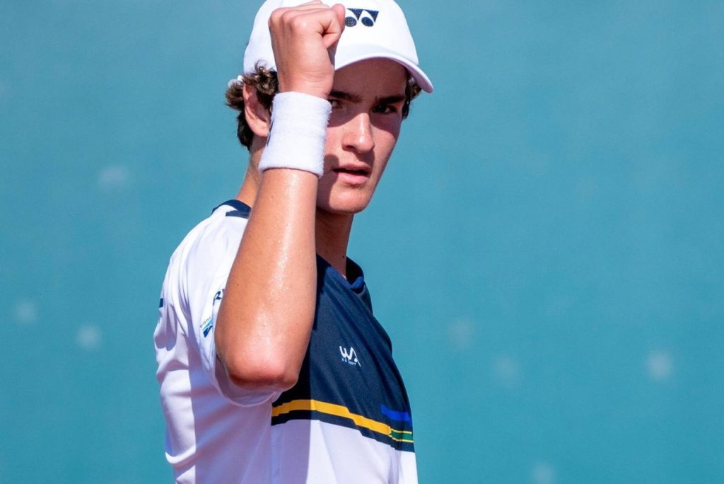 Tenista João Fonseca no Australian Open 2023
