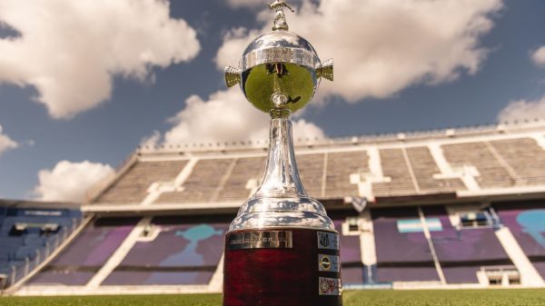 Taça da Copa Libertadores Feminina em estádio na Argentina em 2021
