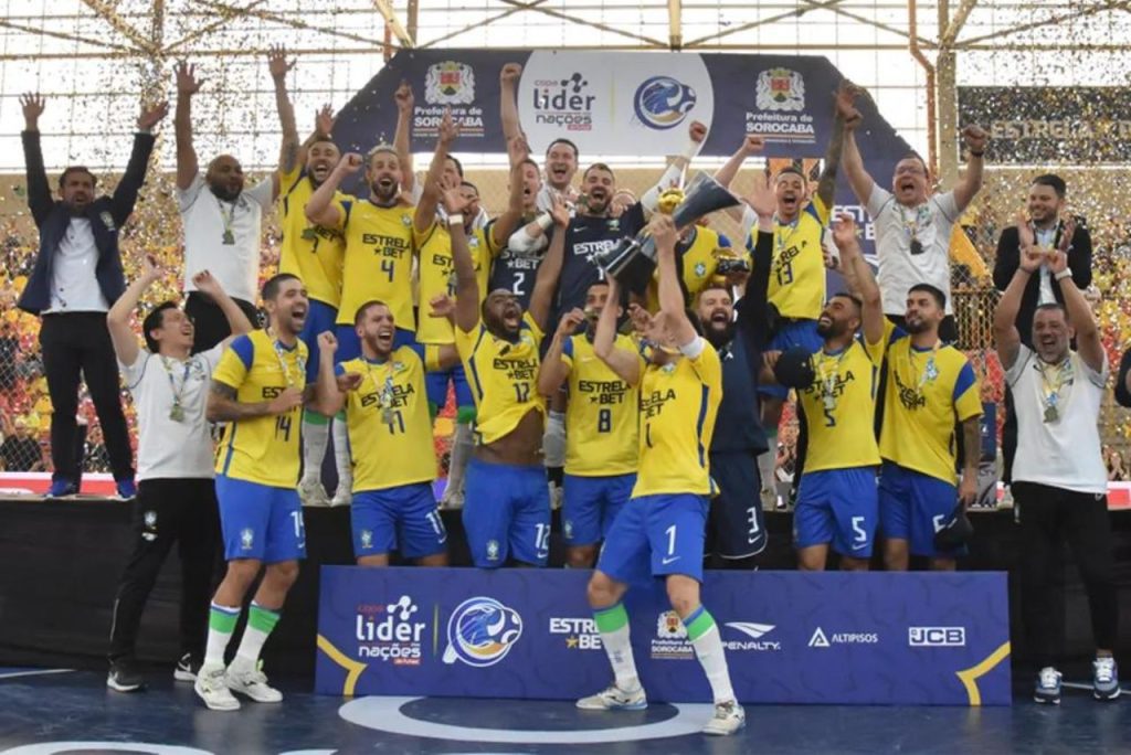 Brasil campeão da Copa das Nações de Futsal
