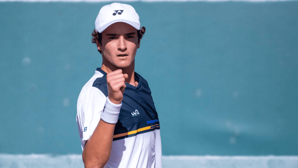 Tenista João Fonseca no Australian Open 2023