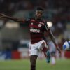 Atacante Bruno Henrique em jogo do Flamengo em 2022