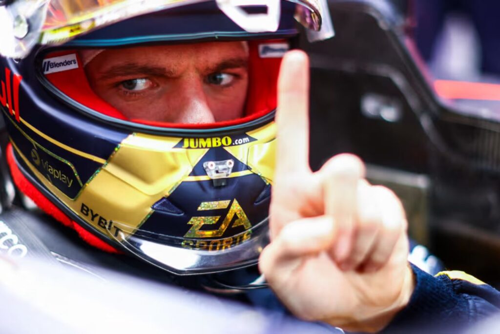 Max Verstappen comemora vitória no GP de Abu Dhabi 2023 da Fórmula 1