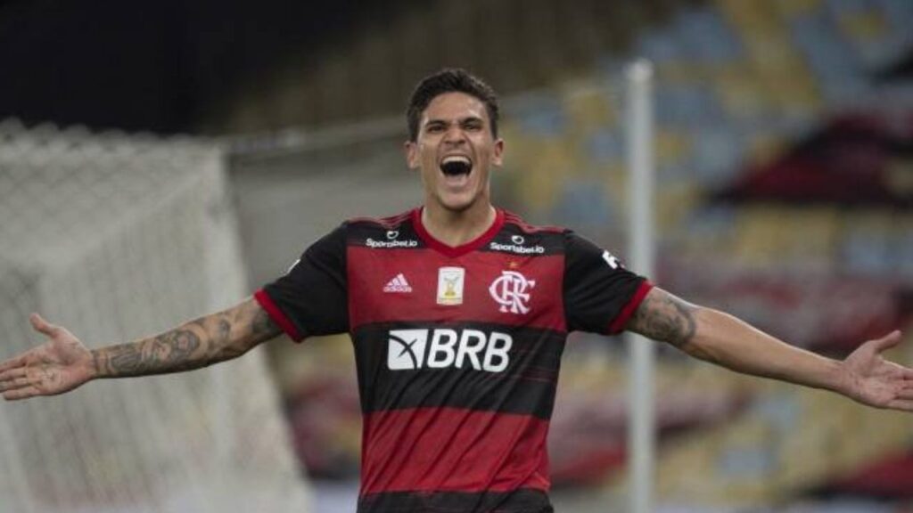 Centroavante Pedro, do Flamengo