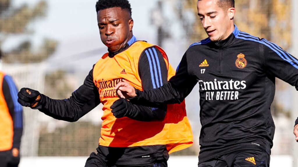 Vinícius Júnior e Lucas Vásquez