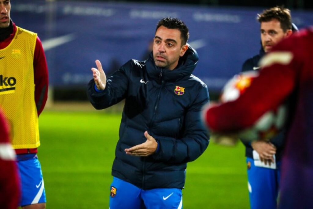 Xavi, técnico do Barcelona