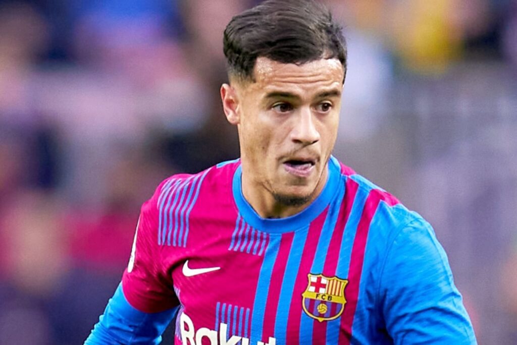 Philippe Coutinho, em jogo do Barcelona