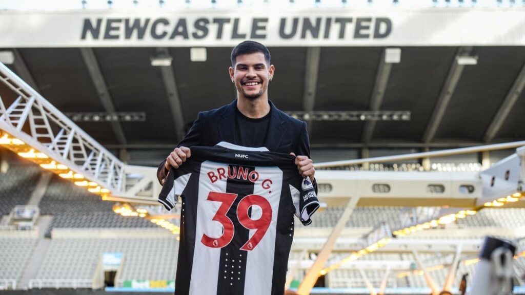 Bruno Guimarães, do Newcastle