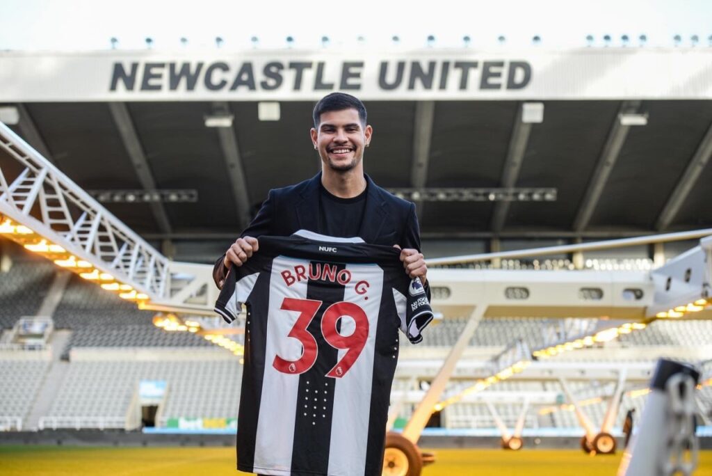 Bruno Guimarães, do Newcastle