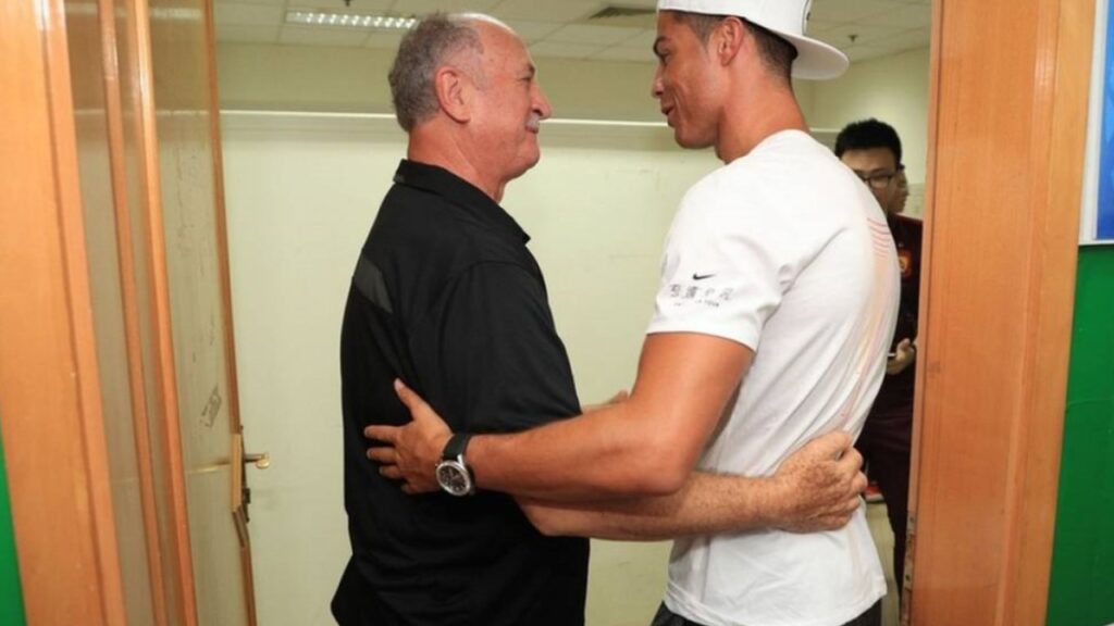 Cristiano Ronaldo e Felipão
