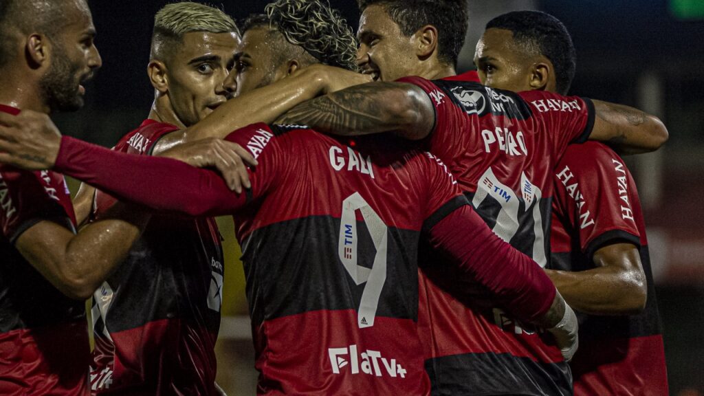 Gabigol e Pedro, do Flamengo