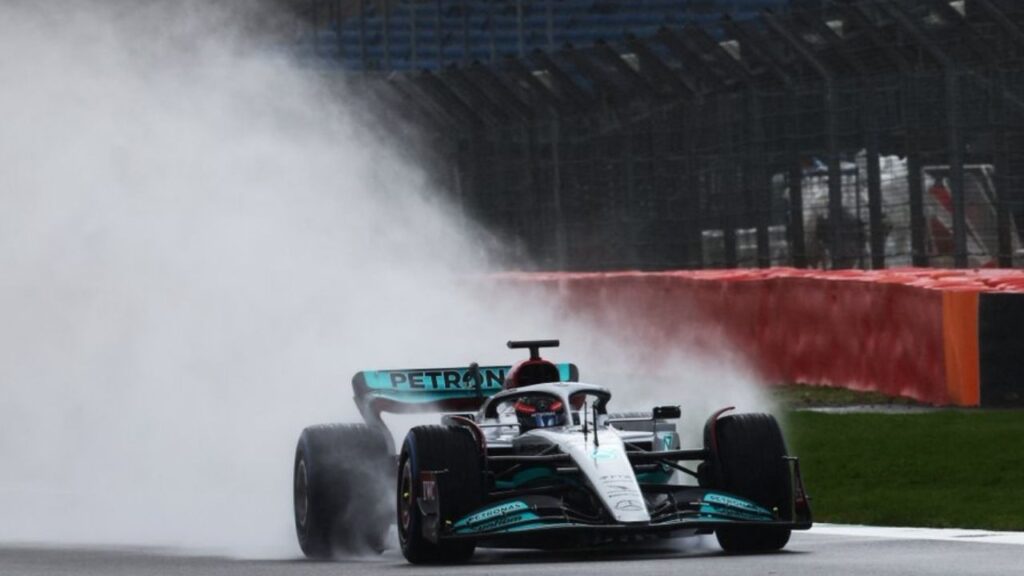 George Russell, carro da Mercedes, Fórmula 1 2022