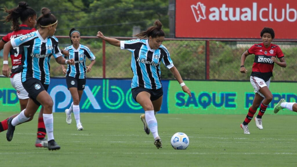Grêmio vence Flamengo futebol feminino