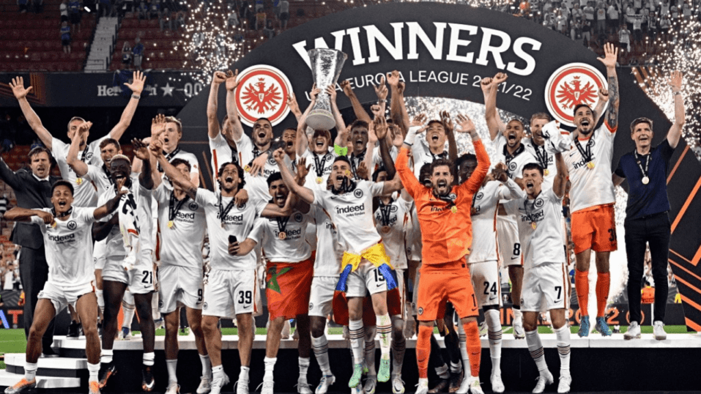 Eintracht Frankfurt é campeão da Europa League
