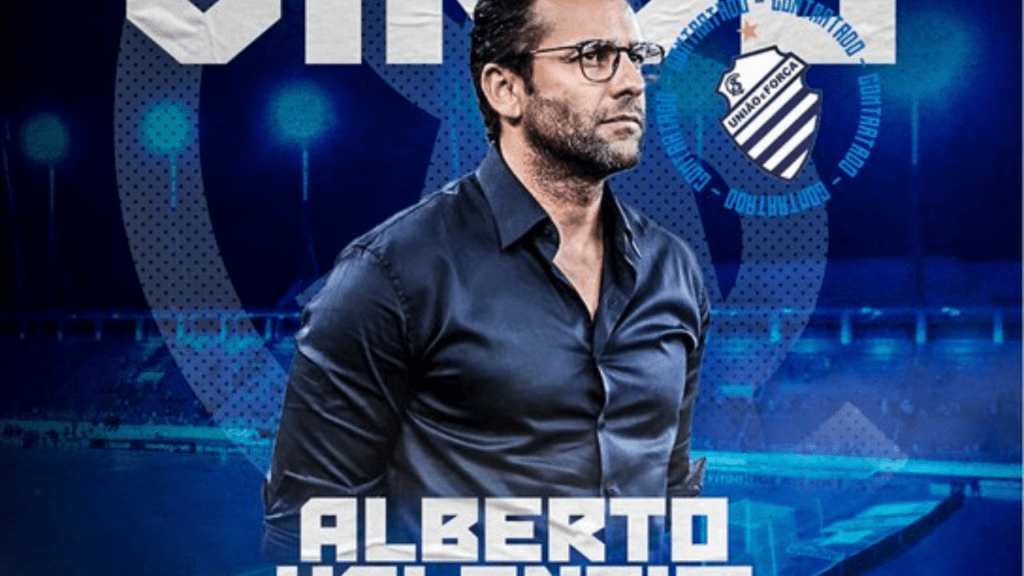 Anúncio da contratação de Alberto Valentim no CSA