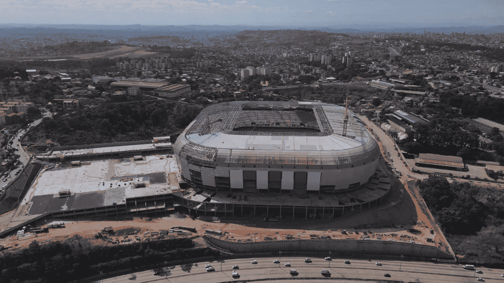 Obras da Arena MRV, estádio do Atlético-MG