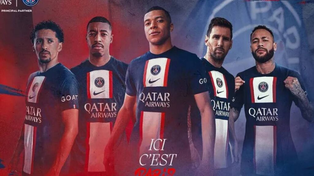 PSG divulga novo uniforme para a temporada 2022/2023; veja fotos