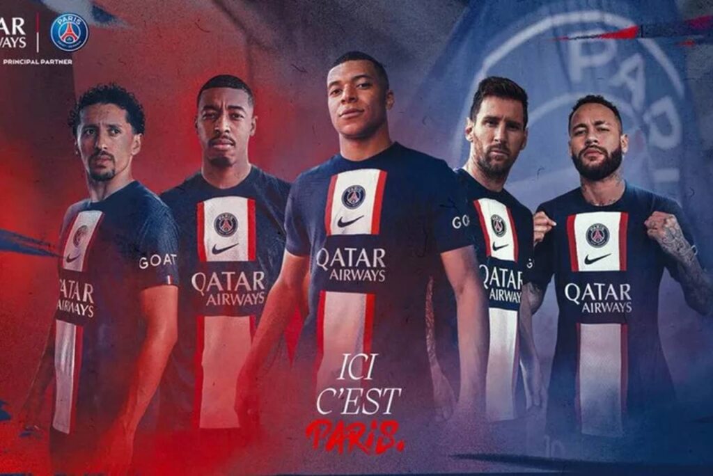 PSG divulga novo uniforme para a temporada 2022/2023; veja fotos