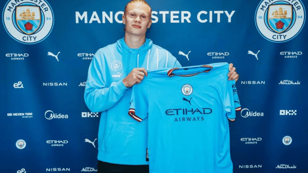 Manchester City anuncia a contratação de Haaland