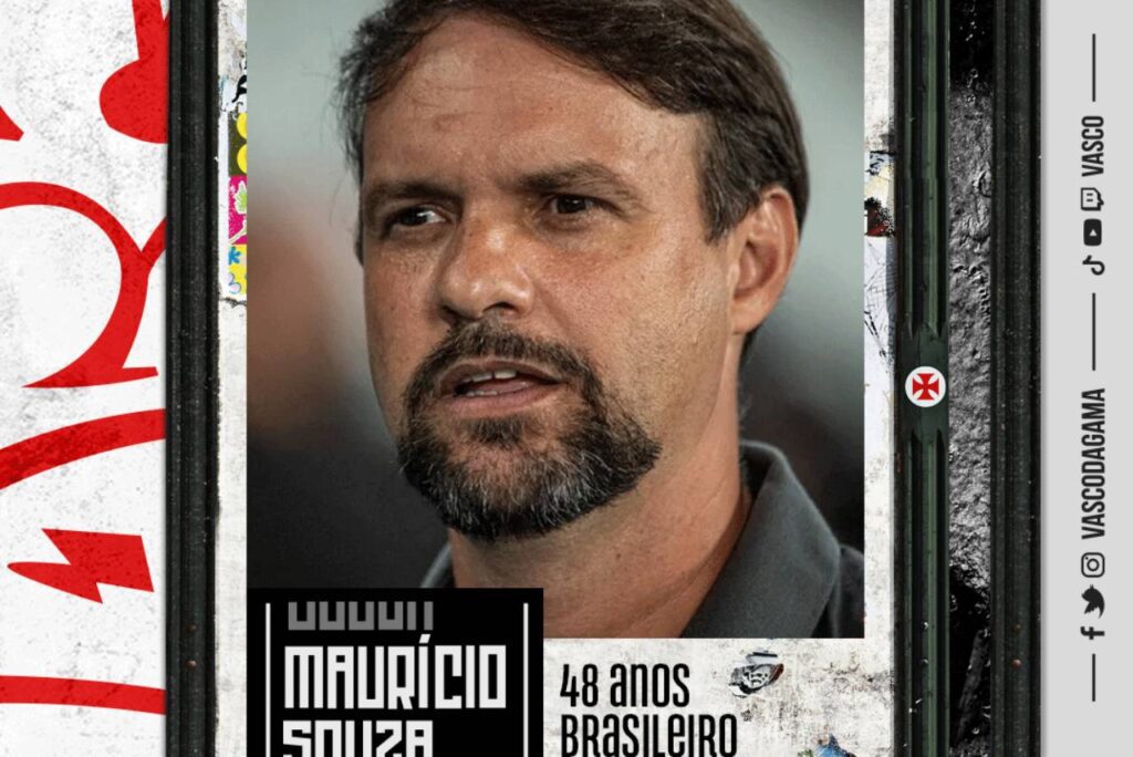 Vasco fecha com Maurício Souza para comandar o time no restante de 2022