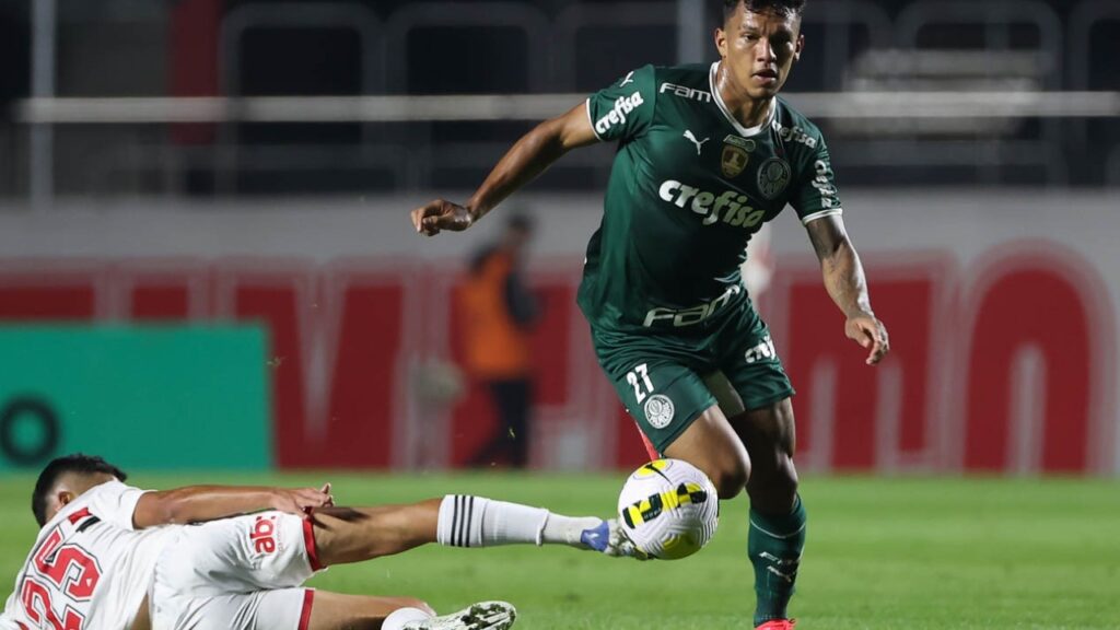 Gabriel Veron, atacante do Palmeiras